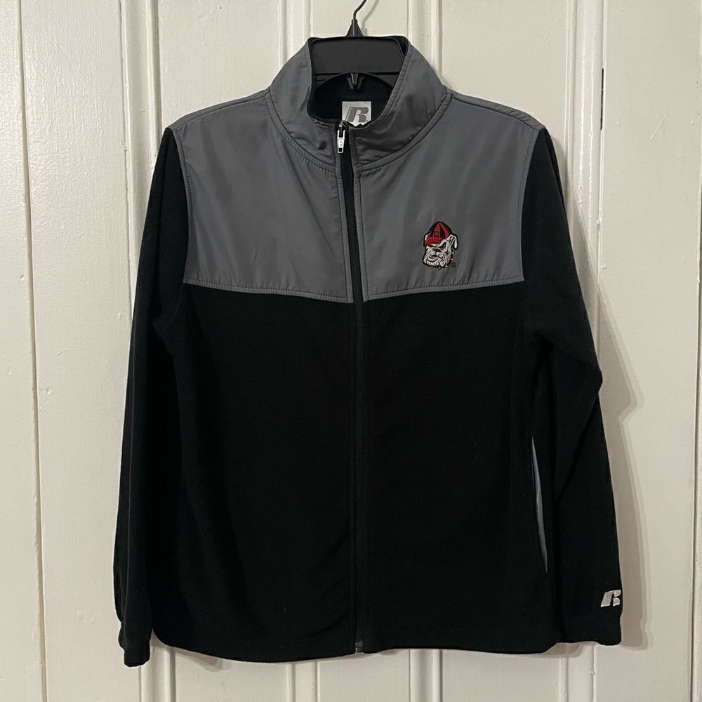 Georgia Bulldogs full zip fleece jacket